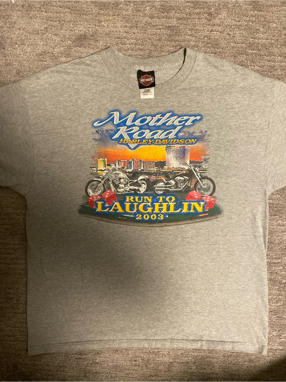 Vintage Harley-Davidson Men’s Gray 2003 Graphic Tee Arizona T shirt size XL